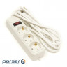 Power strip extension POWERPLANT JY-1054/ 3 White 3м (PPSA10M30S3)