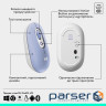 Мишка Logitech POP Mouse With Emoji Bluetooth Lilac (910-007414)