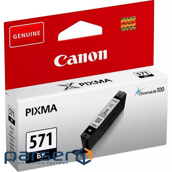 Картридж Canon CLI-571BK Black (0385C001)