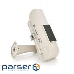 Dummy of an outdoor camera with a solar panel IN11G, White (IN11G White)