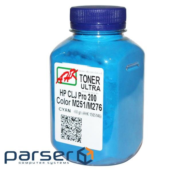 Тонер HP CLJ Pro 200/M251/M276n (131A) Cyan+chip AHK (1505158)