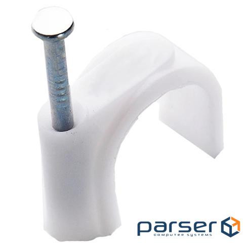 Кабельна кліпса кругла 5 мм (пач. 100шт.) APRO (APRO 5 мм (пач. 100шт.) .))