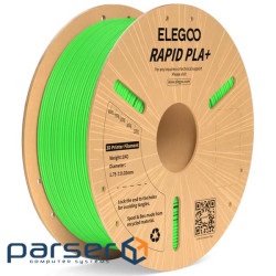 Пластик для 3D-принтера ELEGOO Rapid PLA Plus 1кг, 1.75мм, green (50.203.0118)