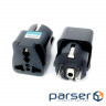 Перехідник US/UK/AU to EU Dynamode (EU Adapter black)
