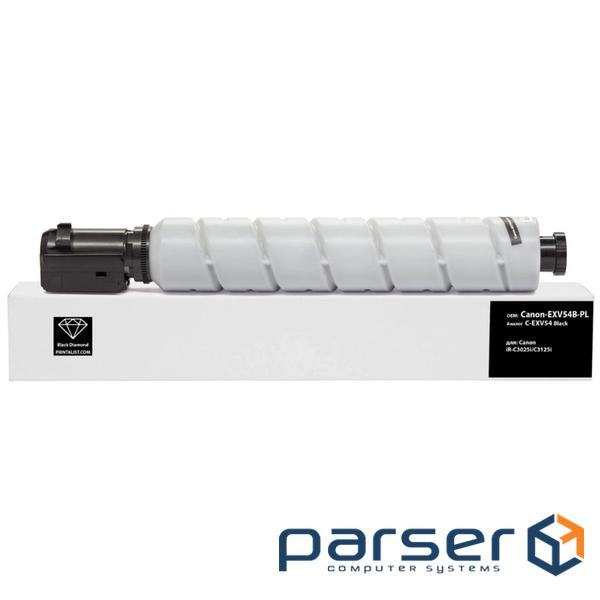 Тонер-картридж Printalist Canon iR-C3025i/C3125i C-EXV54 Black (Canon-EXV54B-PL)