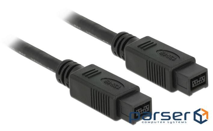 Delock video-signal cable FireWire 9p M/M 2.0m, AWG24+28 Shielded D=6.0mm (70.08.2599-1)