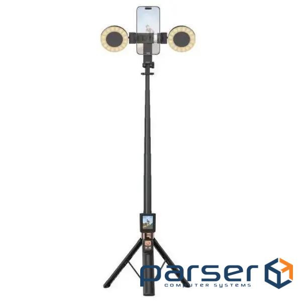 Штатив для Selfie, XO SS23 Smart Screen Projection Bluetooth Selfie Stick / Camera Aid (with 2 Fill
