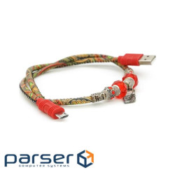 Кабель iKAKU POTALA series for micro, Red, довжина 0.5м, 2.4A, BOX (YT-iK/ PT-MR) (YT- (YT-iK/PT-MR)