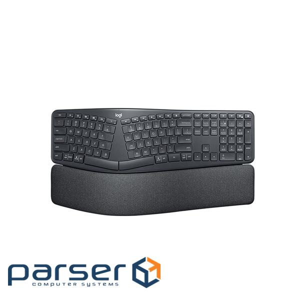 Logitech Keyboard K860 ERGO Split Ergonomic [DE] Grafit mit Handballenauflage (920-009167)