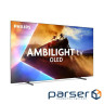 Телевізор 65", OLED, 120 Гц,VRR 144Hz, 1000 кд/м2, Ambilight, Titan OS, 3/8 ГБ, звук (65OLED770/12)