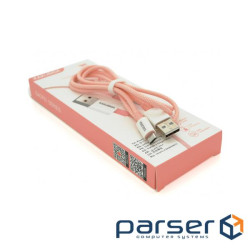 Дата кабель USB 2.0 AM to Micro 5P 1.0m KSC-723 GAOFEI Pink 2.4A iKAKU (KSC-723-P)
