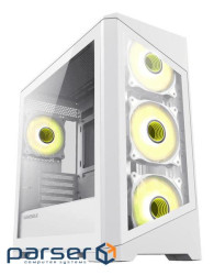 Корпус для комп"ютера MATX W/O PSU DESTROYER TGB WH GAMEMAX