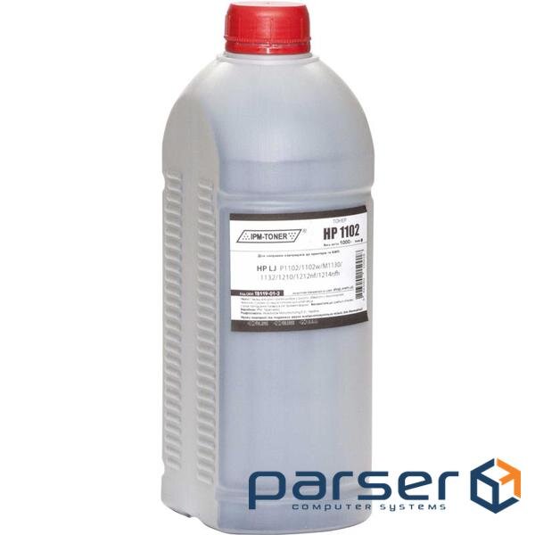 Toner HP LJ P1102/M1132/M1212, 1000г Black IPM (TB119-01-2)