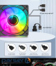 Комплект вентиляторів GAMEMAX KF300R 3-Pack (KF300R BK)