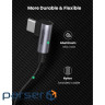 Дата кабель USB-C 2.0 to USB-C 3.0m 90 corner US334 black Ugreen (20583)