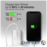 Зарядний пристрій AXAGON 1xUSB QC4.0 + 1xUSB-C PD30W PPS white (ACU-PQ30W)