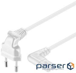Кабель живлення пристроїв Goobay IEC(EuroPlug)-(C7)Euro8 M/M 3.0m,90вниз/90в сторону (75.09.7356-1)