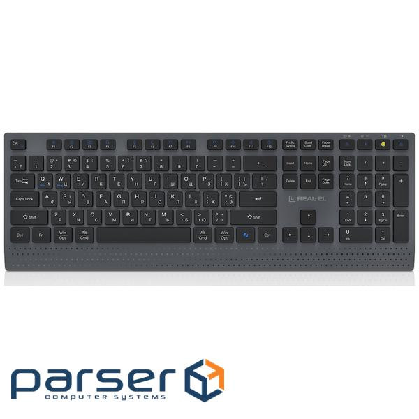 Клавиатура беспроводная REAL-EL RK-715W (EL123100051)