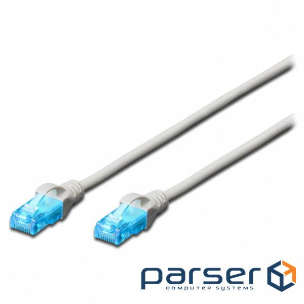 Патч-корд RJ45, FTP Cat 6, LSZH, 5м, сірий MOLEX PCD-04009-0E