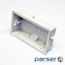 Підрозетник внутрішній 2G в гіпсокартон, глиб. 35 мм, MK (QFB2) , MK (QFB2)