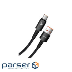 Дата кабель USB 2.0 AM to USB-C 2.0m 100W black Essager (EXC7A-CGA01-P)