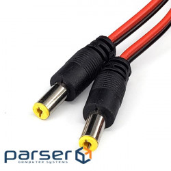 Power cable for devices FreeEnd-Jack DC,/M 5.5x2.1mm Camera 0.25m copper, black (84.00.7011-1)