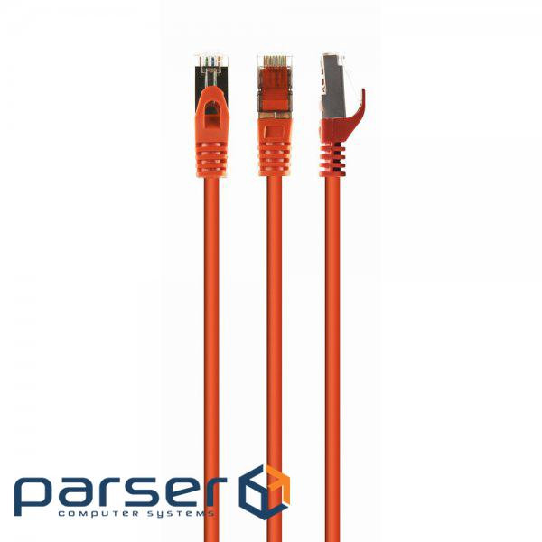 Патч корд, S/FTP, литий, 50u" штекер із фіксатором, 10 м, помаранчевий (PP6A-LSZHCU-O-10M) (PP6A-LSZHCU-O-10M)