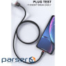 Дата кабель USB 2.0 AM to USB-C 1.0m 2.4A X203 black WUW (6972573336203)