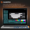 Дротова механічна клавіатура GamePro Genesis Joker (MK124G) 87% Red switches