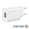 Зарядний пристрій Grand-X CH-550W Quick Charge USB QC3.0 White