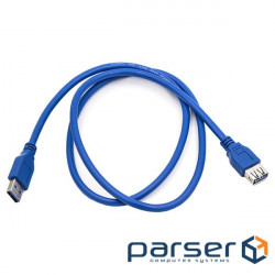 Дата кабель USB 3.0 AM/AF 1.0m PowerPlant (CA911134)