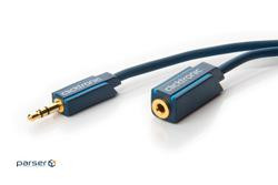 Кабель Click Tronic аудіо-подовжувач Jack 3.5mm 3pin M/F 1.5m,Casual D=3.9mm (75.07.0486-1)