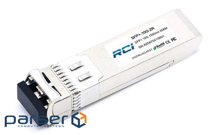 Модуль оптичний RCI SFP+-10G-ZR 10G, 80km, 2LC, Tx 1550nm