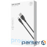 Кабель Proove Soft Silicone USB to Type-C 3A (2m) black (CCSO20001221)