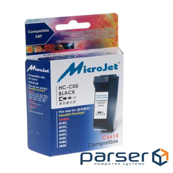 Картридж Microjet для HP №15 Black (HC-C05)