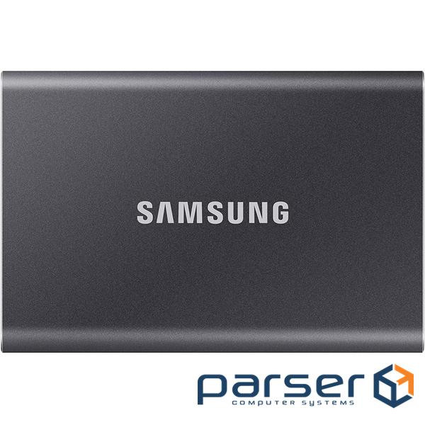 Зовнішній твердотільний накопичувач Samsung T7 2TB Titan Gray (MU-PC2T0T/WW)