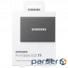 Зовнішній твердотільний накопичувач Samsung T7 2TB Titan Gray (MU-PC2T0T/WW)