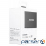 Зовнішній твердотільний накопичувач Samsung T7 2TB Titan Gray (MU-PC2T0T/WW)