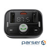 FM-трансмітер BASEUS T-typed S-09 Pro Bluetooth MP3 Car Charger Black (C10762200113-00)
