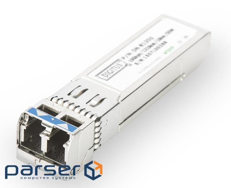 Модуль DIGITUS SFP+ 10G MM 850nm 0.3km with DDM, LC connector, HP compatible (DN-81200-01)