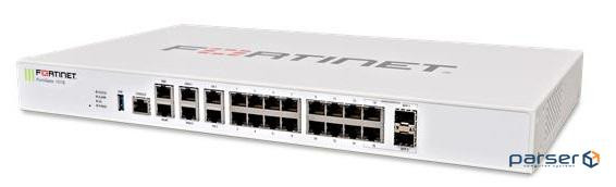 Міжмережевій екран Fortinet FG-101E, 2GExWAN, 1GExMgmt, 2GExHA, 14GExSwitch ports, 480GB o