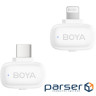 Мікрофон Boya mini-13 Type-C/Lightning White
