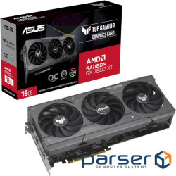Відеокарта ASUS TUF Gaming Radeon RX 7600 XT OC Edition 16GB GDDR6 (TUF-RX7600XT-O16G-GAMING)