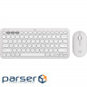 Комплект бездротової LOGITECH Pebble 2 Combo Tonal White (920-012240)