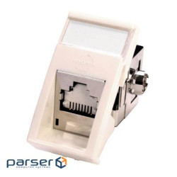Модуль 22,5x45 STP 1xRJ45 Cat6, кут., Білий MLG-00022-02