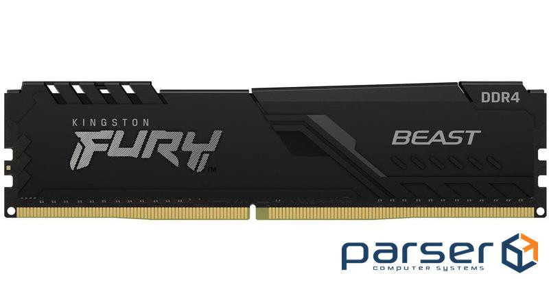 Модуль пам'яті DDR4 16GB/3200 Kingston Fury Beast Black (KF432C16BB/16)