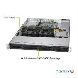 Серверна платформа Supermicro SYS-6019P-WT