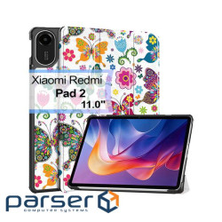 Чохол до планшета BeCover Smart Xiaomi Redmi Pad 2 11.0" Butterfly (713646)