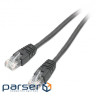 Патч-корд 0.25м UTP cat 6 Cablexpert (PP6U-0.25M / BK)