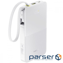 Портативная Батарея Baseus EnerFill Bipow2 Pro 22.5W 10000mAh white (E0027601)